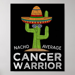 Kankerbestrijding Ondersteuning _ Funny Cancer Fig Poster