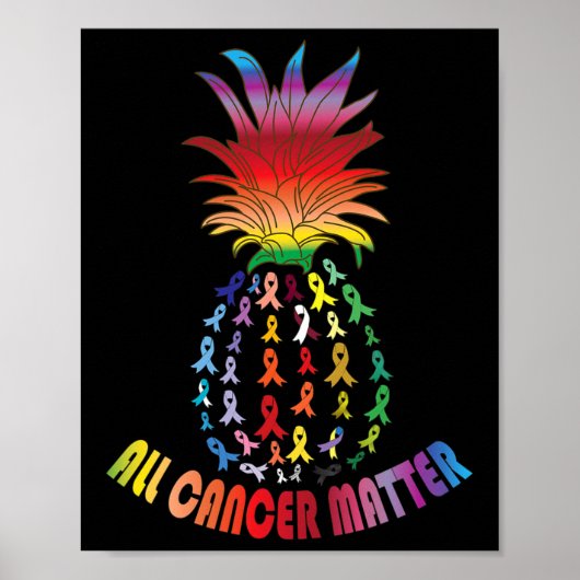Kankerbestrijding op Wereld Kanker Dag I Poster (Voorkant)
