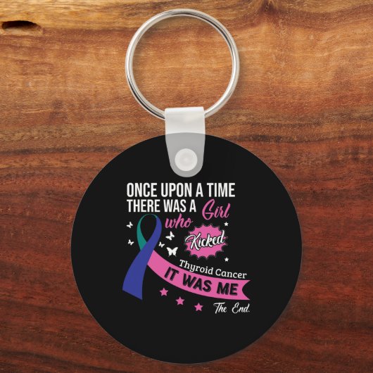 Kankerbestrijding Ribbon 1 Sleutelhanger (Voorkant)