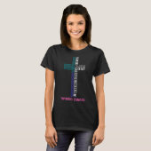 Kankerbestrijding Ribbon 7 T-shirt (Voorkant volledig)