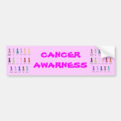 KANKERBEWUSTMAKING BUMPERSTICKER (Voorkant)