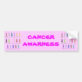 KANKERBEWUSTMAKING BUMPERSTICKER