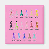 KANKERBEWUSTMAKING MAGNEET (Voorkant)