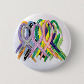 Kankerbewustwording Ronde Button 5,7 Cm (Voorkant)