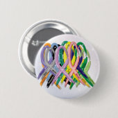 Kankerbewustwording Ronde Button 5,7 Cm (Voorkant /achterkant)