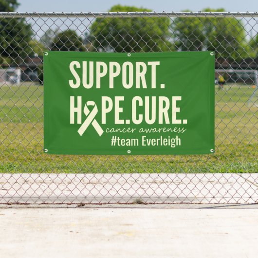 kankerbewustzijn Aangepaste naam Banner Outdoor Si (Insitu)