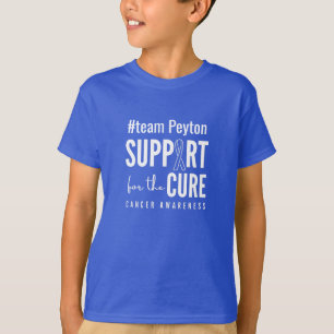 kankerbewustzijn aangepaste naam Kinder T-Shirt