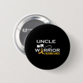 Kankerbewustzijn bij kinderen Oom van een krijger Ronde Button 5,7 Cm (Voorkant /achterkant)