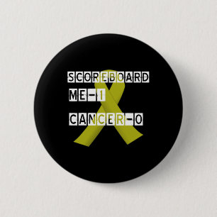 Kankerbewustzijn bij kinderen Warriors -scorebord Ronde Button 5,7 Cm