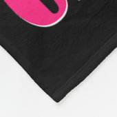 Kankerbewustzijn - Bowling Strike Out Pink Ribbon Fleece Deken (Hoek)