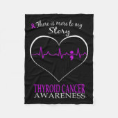 Kankerbewustzijn: er zit meer in mijn verhaal fleece deken (Voorkant)