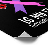 Kankerbewustzijn Het gevecht van mijn dochter is m Poster (Hoek)