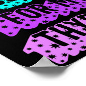 Kankerbewustzijn Ik ben te Y voor mijn schildklier Poster (Hoek)