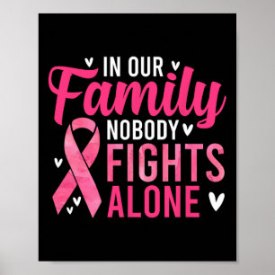 Kankerbewustzijn - In onze familie vecht niemand o Poster