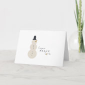 kankerbewustzijn Kerst Vakantie Groet Kaarten (Voorkant)