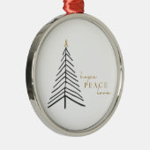 kankerbewustzijn. Kerst vakantie Ornament (Rechts)