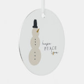 kankerbewustzijn Kerst Vakantie Ornament (Voorkant Rechts)