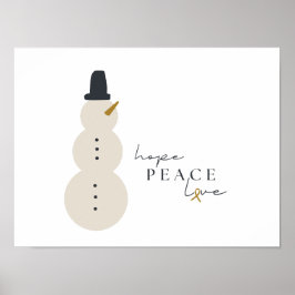 kankerbewustzijn Kerst Vakantie Prints Posters