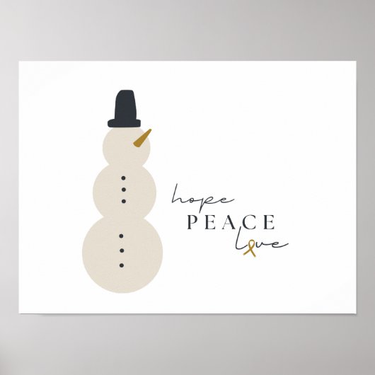 kankerbewustzijn Kerst Vakantie Prints Posters (Voorkant)