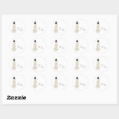 kankerbewustzijn Kerst Vakantie Stickers (Vel)
