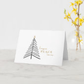 kankerbewustzijn. Kerstvakantie Groet Kaarten (Gele Bloem)