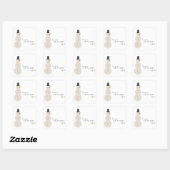 kankerbewustzijn. Kerstvakantie Stickers (Vel)