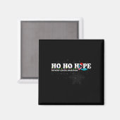 Kankerbewustzijn kerstwens magneet (Voorkant / Achterkant)