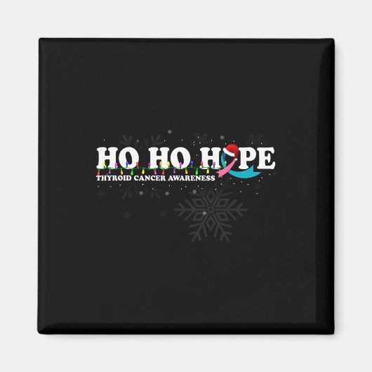 Kankerbewustzijn kerstwens magneet (Voorkant)