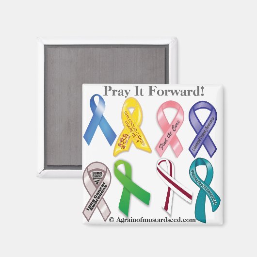 Kankerbewustzijn Magneet (Voorkant / Achterkant)