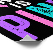 Kankerbewustzijn Niet Alle Kanker Is Roze Geschenk Poster (Hoek)