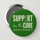 Kankerbewustzijn ondersteunt genezing van Buttonne Ronde Button 4,0 Cm (Voorkant /achterkant)