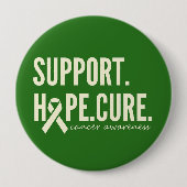 Kankerbewustzijn ondersteunt Hope Cure Button (Voorkant)