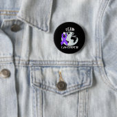 Kankerbewustzijn ondersteunt overlevenden van kank ronde button 5,7 cm (In situ)