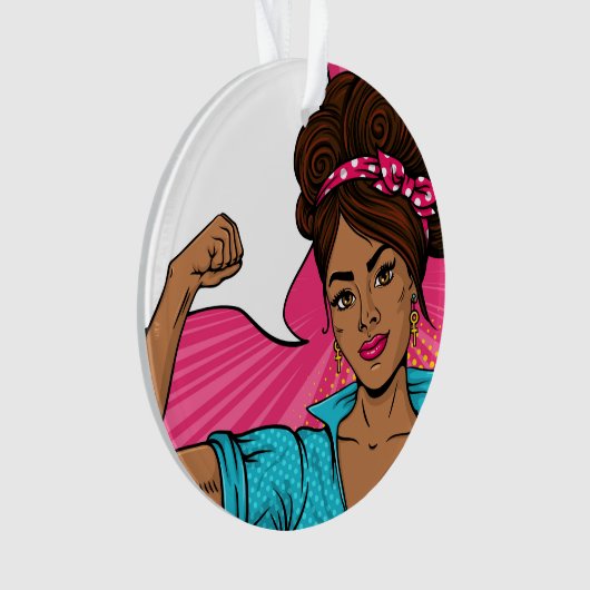 Kankerbewustzijn Ornament ribbons (voorkant)