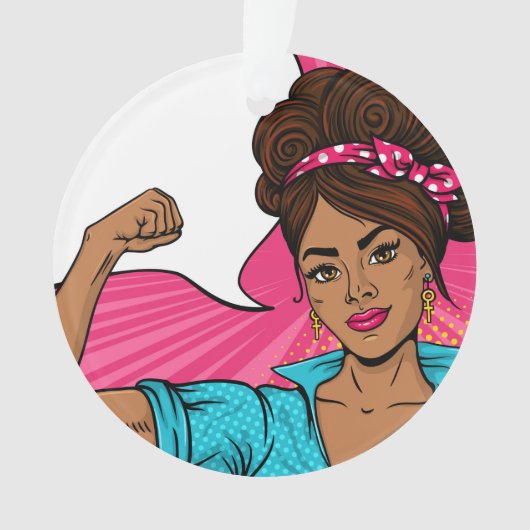 Kankerbewustzijn Ornament ribbons (voorkant)