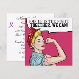 Kankerbewustzijn - Pink Ribbon uitnodiging