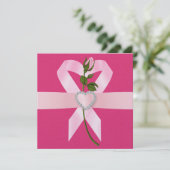 Kankerbewustzijn - Roze lint (Staand voorkant)