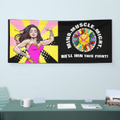 Kankerbewustzijn samen kunnen we spandoek (Beurs)