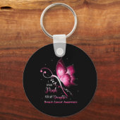 Kankerbewustzijn Shirt 2 Sleutelhanger (Voorkant)