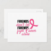 Kankerbewustzijn Shirt lint Briefkaart (Voorkant / Achterkant)