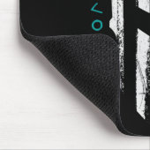 Kankerbewustzijn Spartan Warrior Helm Dunne Lijn Muismat (Hoek)