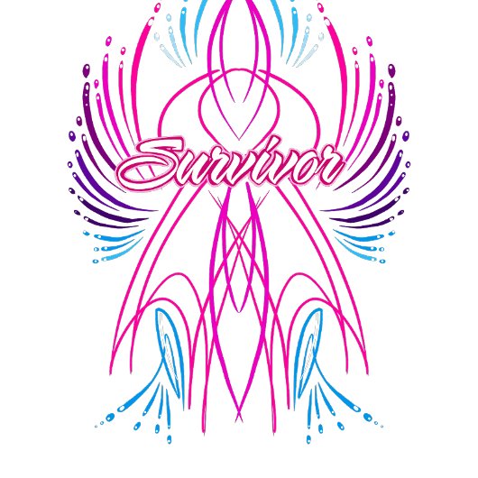 Kankerbewustzijn Survivor pickleball paddle