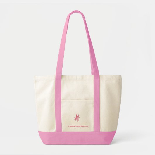 Kankerbewustzijn Tote Bag (Voorkant)