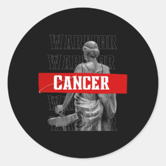 Kankerbewustzijn Warrior Marathon T voor Cancer Su Ronde Sticker