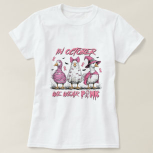 Kankerbewustzijn We dragen roze T-shirt