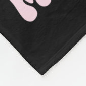 Kankerbewustzijnsondersteuner Fleece Deken (Hoek)