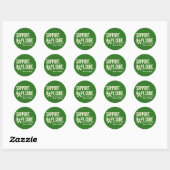 kankerbewustzijnsondersteuning Aangepaste naam Sti Ronde Sticker (Vel)