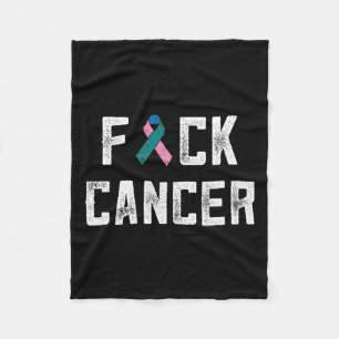 Kankerbewustzijnsproducten van kankergeschenken vo fleece deken