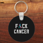 Kankerbewustzijnsproducten van kankergeschenken vo sleutelhanger (Voorkant)