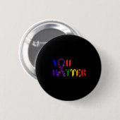 Kankerbewustzijnszorg - Jij Ronde Button 5,7 Cm (Voorkant /achterkant)